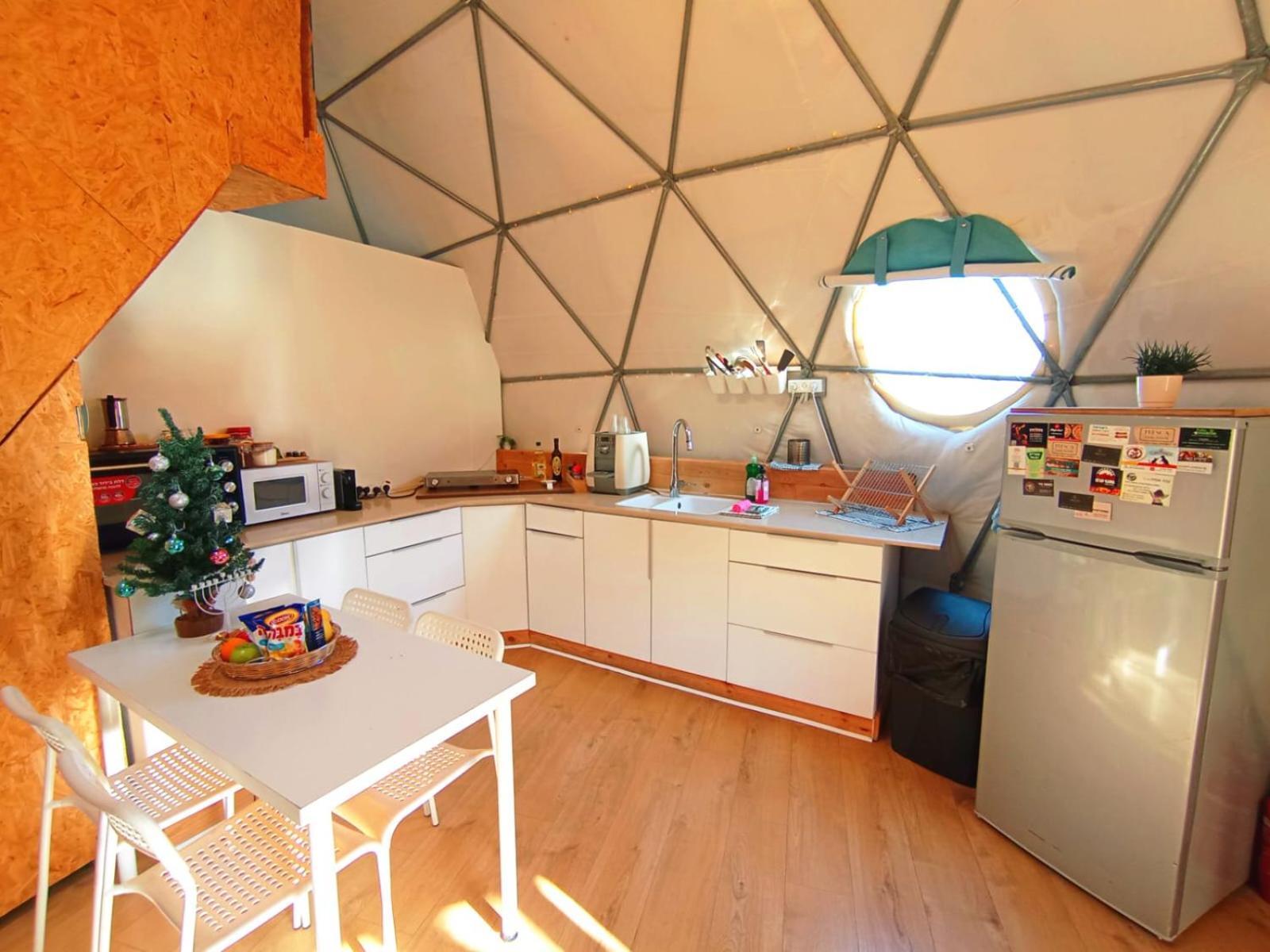 Hotel Olive Dome - כיפה גיאודזית ענקית ומודרנית בין עצי הזית Yavneʼel Exterior foto